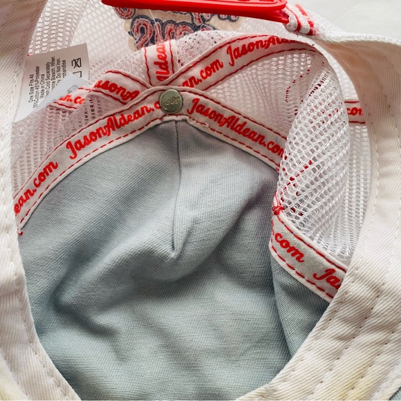 Jason Aldean She’s Country Embroidered Distressed Adjustable‎ Trucker Hat - Picture 8 of 8